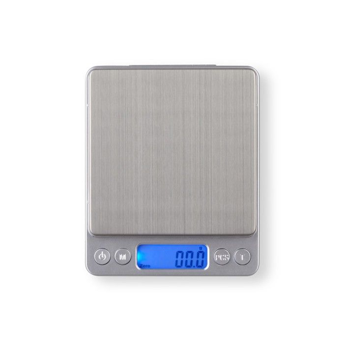 Livoo Balance de précision électronique - DOM474 - Plateau acier inoxydable - Max. 500g - 6 unités de mesure - Ecran LCD