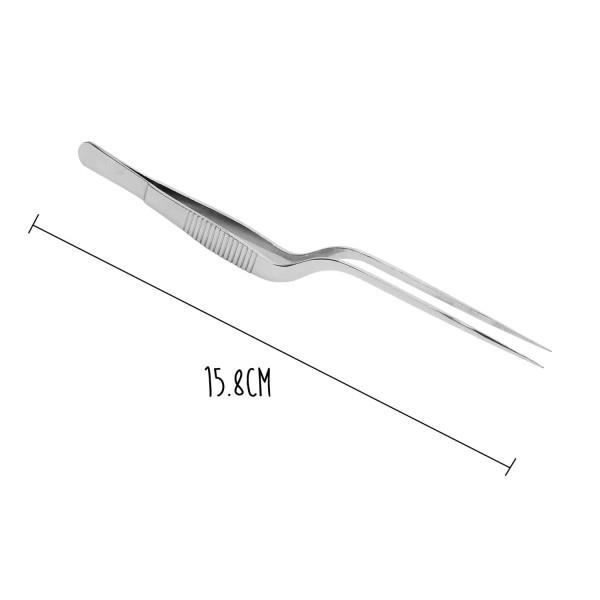 Pince Louis Tellier 15.8cm pour un dressage minutieux - Forme courbée 0,000000 Inox