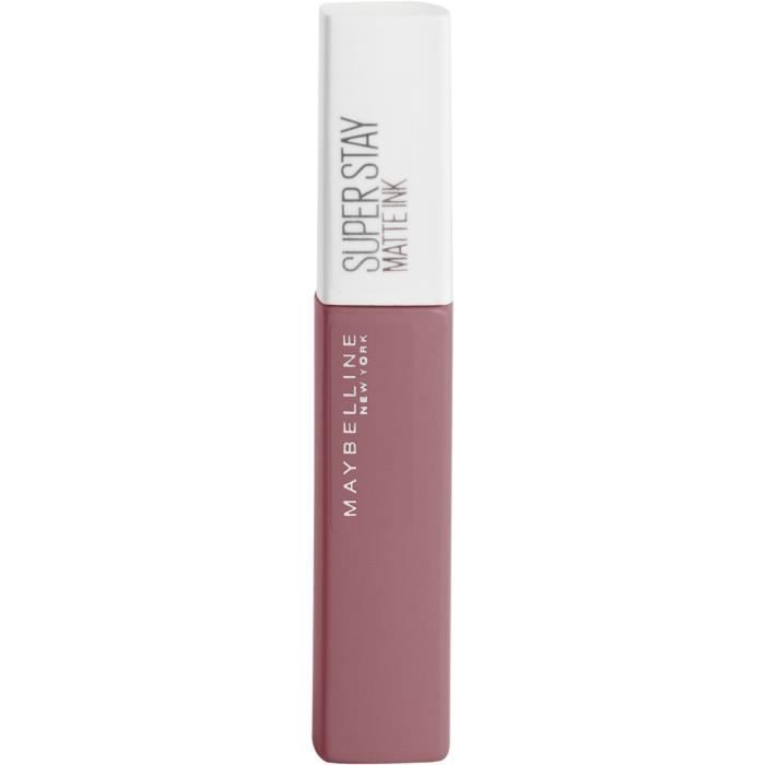 Rouge à Lèvres Liquide Maybelline Superstay Matte Ink – Teinte 155 Savant, Effet Mat Longue Tenue