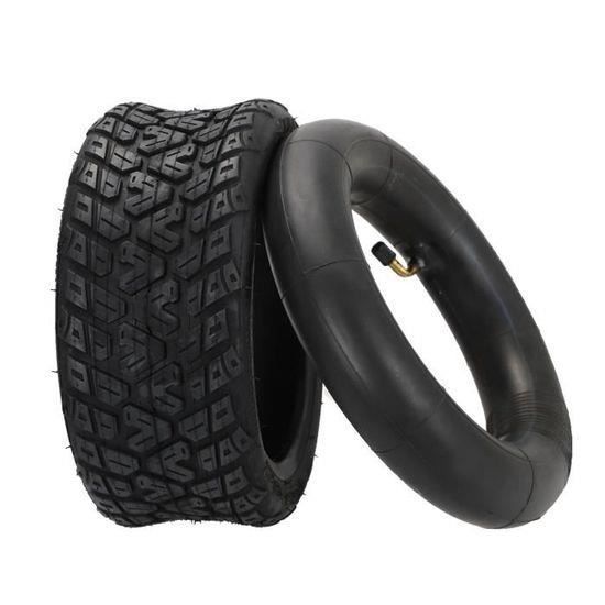 Pneu et Chambre à Air pour Trottinette Électrique, Remplacement Durable en Caoutchouc 10 Pouces 10x2.0 pour Trottinettes Électriques