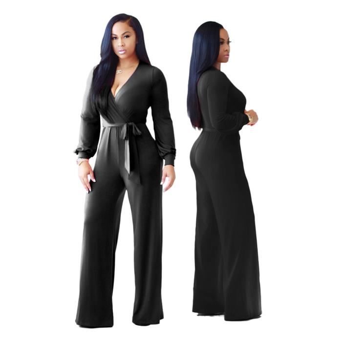 Tenue De Sport Femmes Style Sportif Combinaison De Jeu Femme Collier V Courroies Combinaisons Aptitude Plusieurs Couleursnoirxl