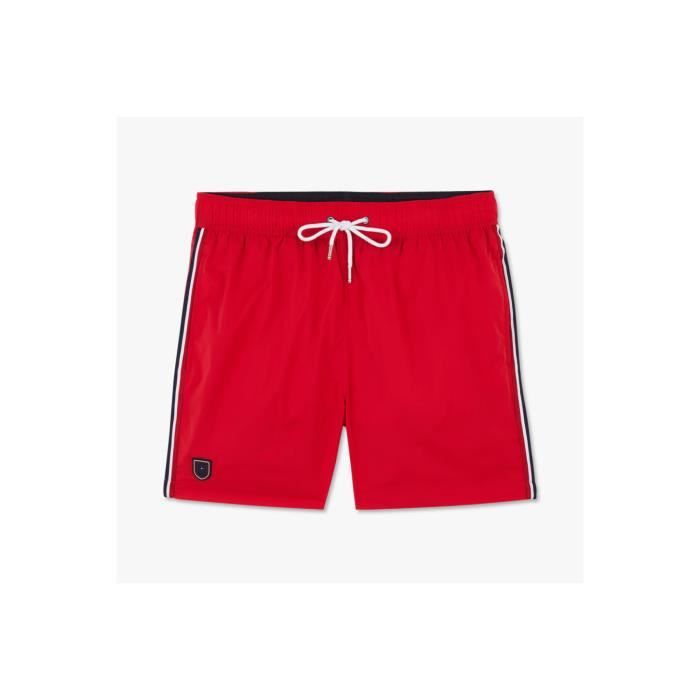 Short de bain bande tricolore Eden park Homme Rouge Cdiscount Pret a Porter