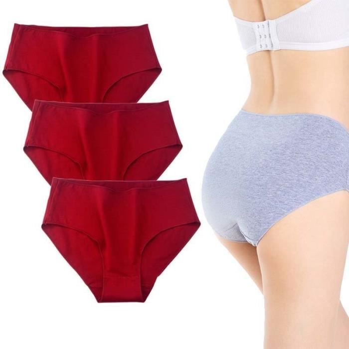 HAGOT Lot De 6 Culotte Sans Couture Femme, Invisible Slip Extensible