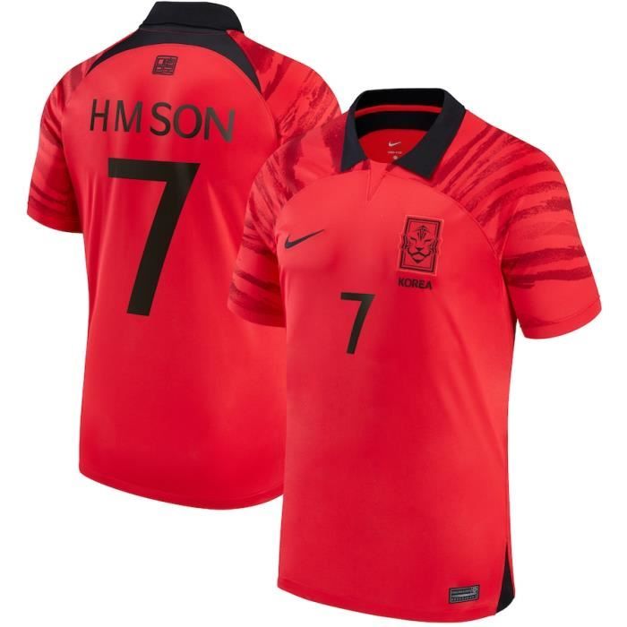 Maillot Authentique Corée du Sud Domicile Coupe du Monde 7 Son 2022