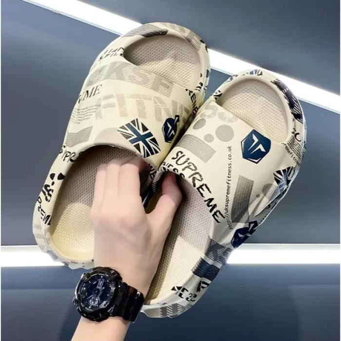 Chaussons Cloud Claquettes Chat Mignon EVA Semelle Épaisse - Homme Femme Plage Piscine Maison Été Ultra Confort