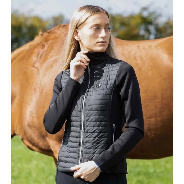 Veste équitation technique femme Premier Equine Elena Hybrid - black - 44