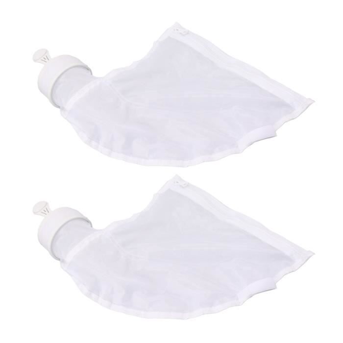 Sac De Rechange Pour Nettoyeur De Piscine Polaris 280/480 - Maille Nylon Avec Fermeture éclair - 34x23cm