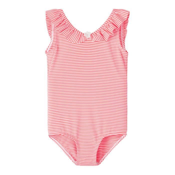 Body bébé fille Name it Zannah - fiery coral - 3/4 ans - Cdiscount