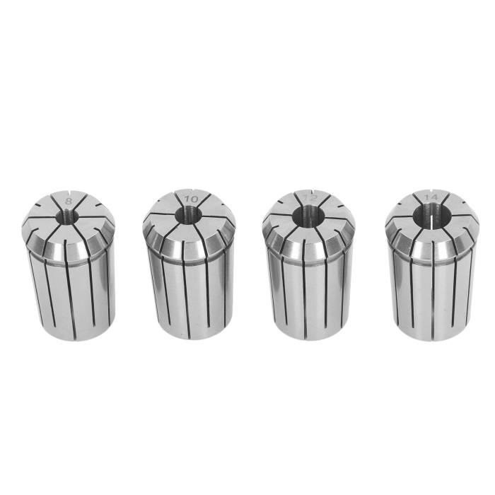 4 Pinces De Serrage De Laboratoire QWORK - Jusqu'à 18mm - Bleu Et Noir - Pour Bricolage Ou Labo