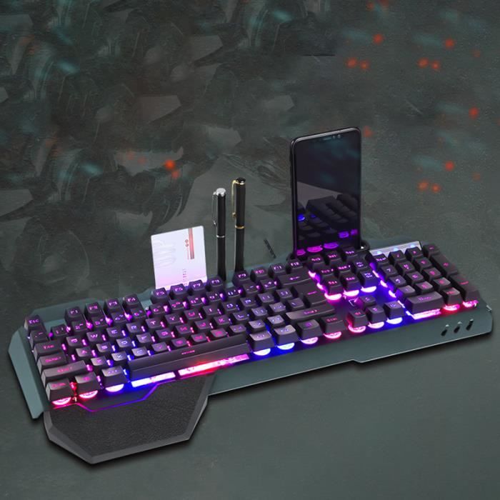 MoKo Xbox One Clavier en Anglais à Rétroéclairage Vert, Manette de Jeu