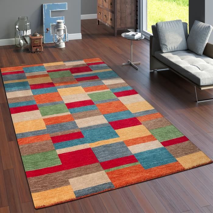 Tapis Fait Main En Laine – Neuf Sans étiquette, Artisanal, Décoration