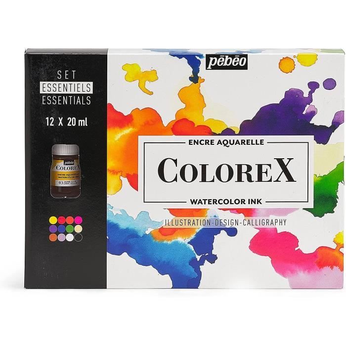 Set de 12 flacons essentiels Colorex 20ml