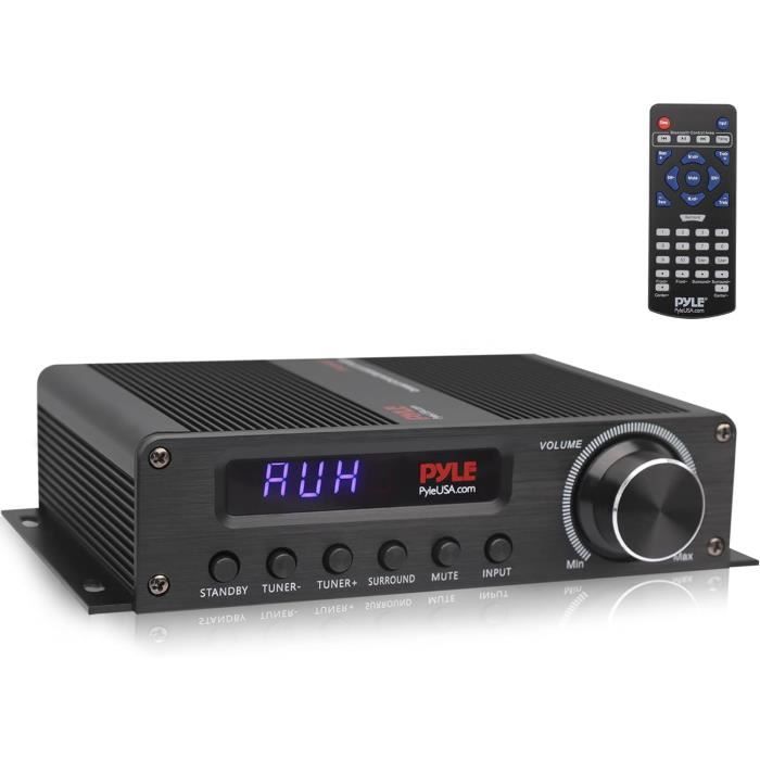 Amplificateur Audio - PYLE - 100W - Bluetooth - 5.1 Canaux - HDMI AUX Antenne FM