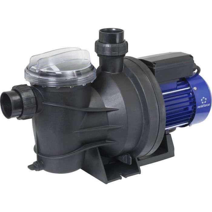 Pompe de piscine - RENKFORCE - 2302380 - 23000 l/h - 16 m - Filtrante