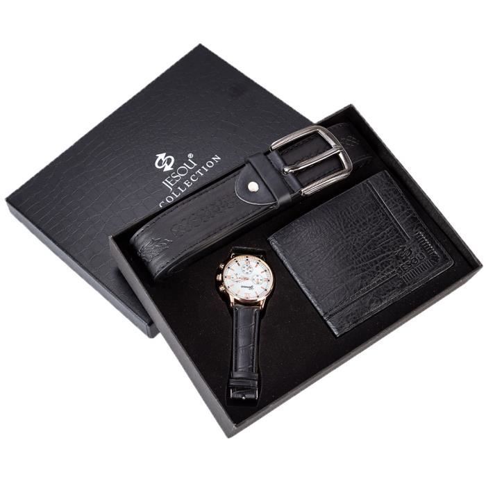 Coffret Montre Homme Tempreaux Neuf Sans Emballage - Cadran Marron/beige, Avec Boîte De Conservation - Idéal Cadeau Ou Usage Personnel