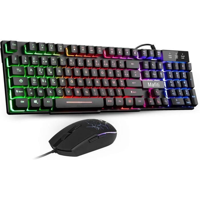 Kit Clavier Et Souris Gamer Blaupunkt - Neuf, Filaire USB
