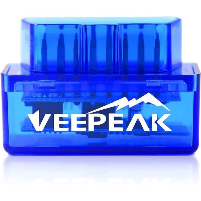 Veepeak Scanner OBD II EOBD per Auto – Lettore Codici Motore con Reset per Veicoli Benzina (dal 2001) e Diesel (dal 2004