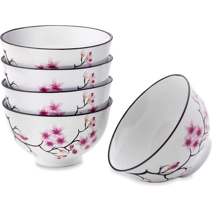 Bol à Riz Porcelaine Ryu Dragon Noir