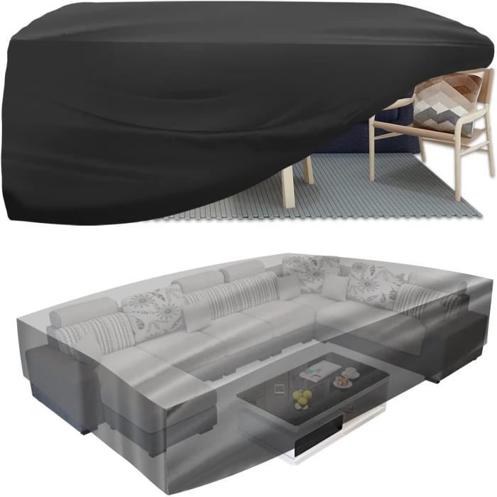 Housses Pour Mobilier De Jardin,420D Oxford Tissu Housse Salon De Jardin Exterieur 190 X 74 Cm