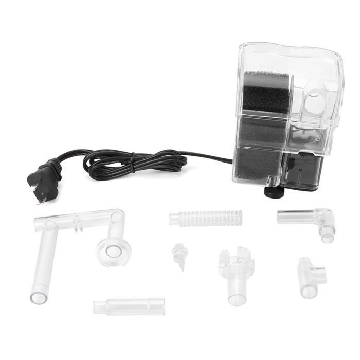 Meilleurs prix pour SURENHAP filtre cascade aquarium 3 en 1 pompe submersible filtre cascade purificateur d'eau pour aquarium animalerie pompe