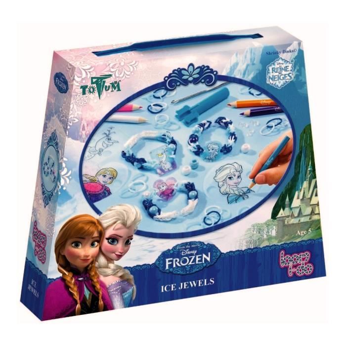 Kit Créatif Reine Des Neiges Totum - 50 Autocollants Et Décors Pour Enfants