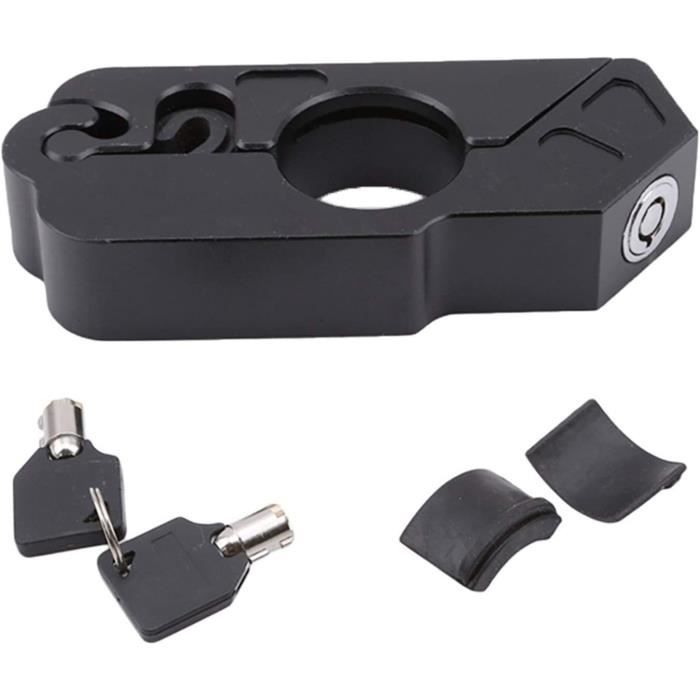 Verrouillage De Poignée De Guidon, Sécurité Pour Moto, Vélo Ou Scooter, Noir