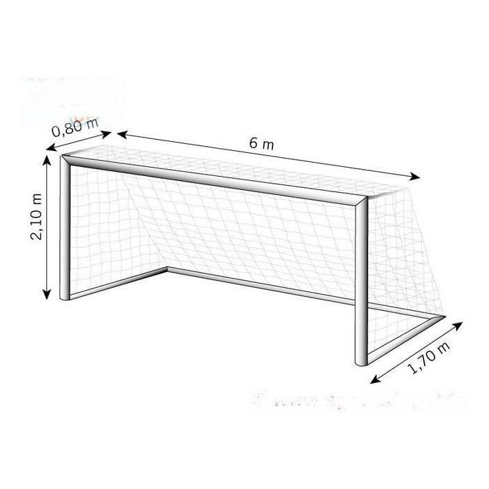 Filet De But Football Tomotato - Polyéthylène 6x4/8x6/12x6/24x8 Pieds