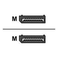 URBAN FACTORY Câble DisplayPort - DisplayPort - 1.8 m - Noir