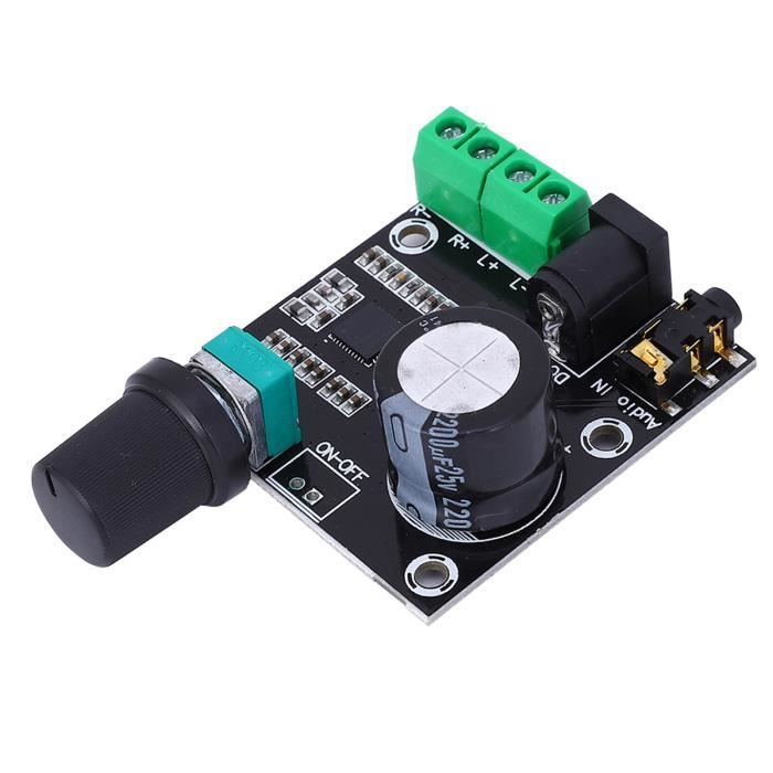 Zerone Mini Carte Amplificateur Audio 2.1 Canaux Stéréo Subwoofer - Module Puissant Et Compact