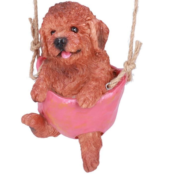 Ornement Chien Tête Balançante Pour Tableau De Bord Voiture - Décoration PVC Créative