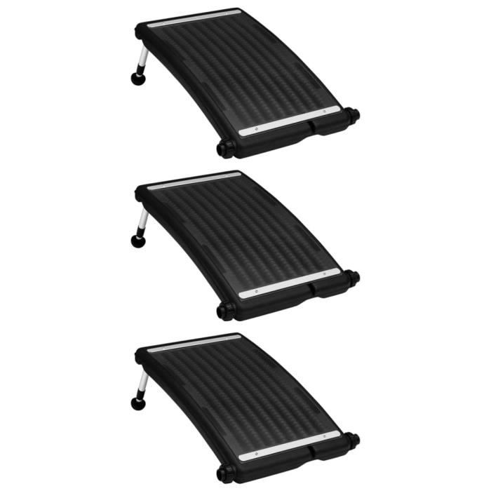 vidaXL Panneaux de chauffage solaire de piscine courbés 3pcs 72 5x46cm - vue 4