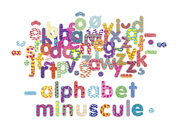 Jeu éducatif - VILAC - Magnets Alphabet minuscule - 81 lettres aimantées - Coffret en bois