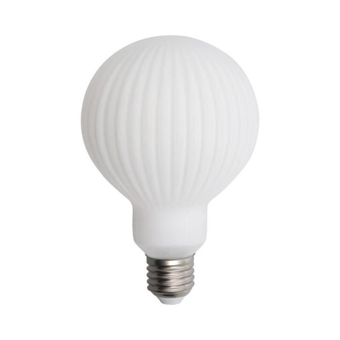 Lot de 3 Ampoules Déco Filament LED ST64, culot E27, 806 Lumens,  équivalence 60W, 1800 Kelvins, Blanc chaud