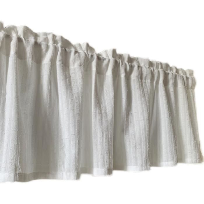 TRINGLE EMBOUT TRINGLE,Curtain (no rod)L72cm X W200cmRideaux à moitié occultants blancs