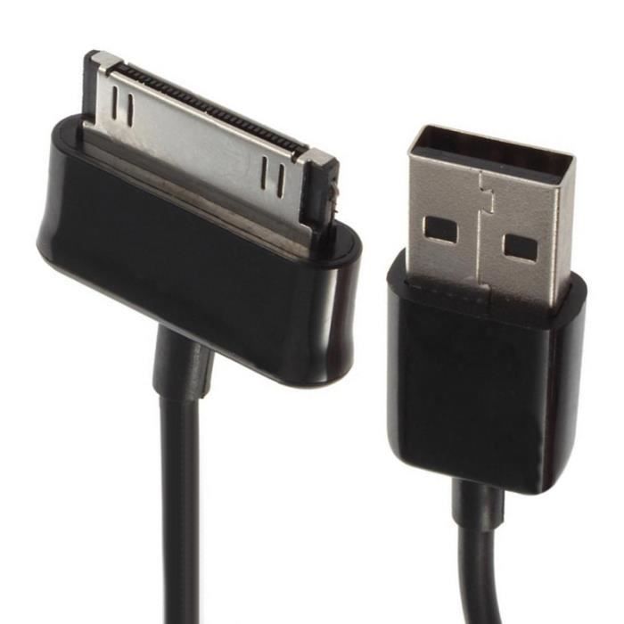 0.8 m -Câble USB pour recharge et synchronisation de données,compatible avec tablette Samsung Galaxy Tab 2 3 7.0 8.9 10.1 Note 2 P1