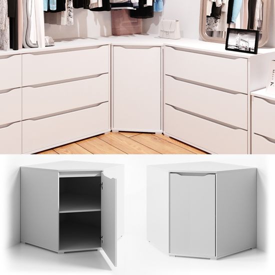 Buffet Bas Vicco Ruben – 4 Tiroirs – Blanc – 120 Cm – Neuf En Carton