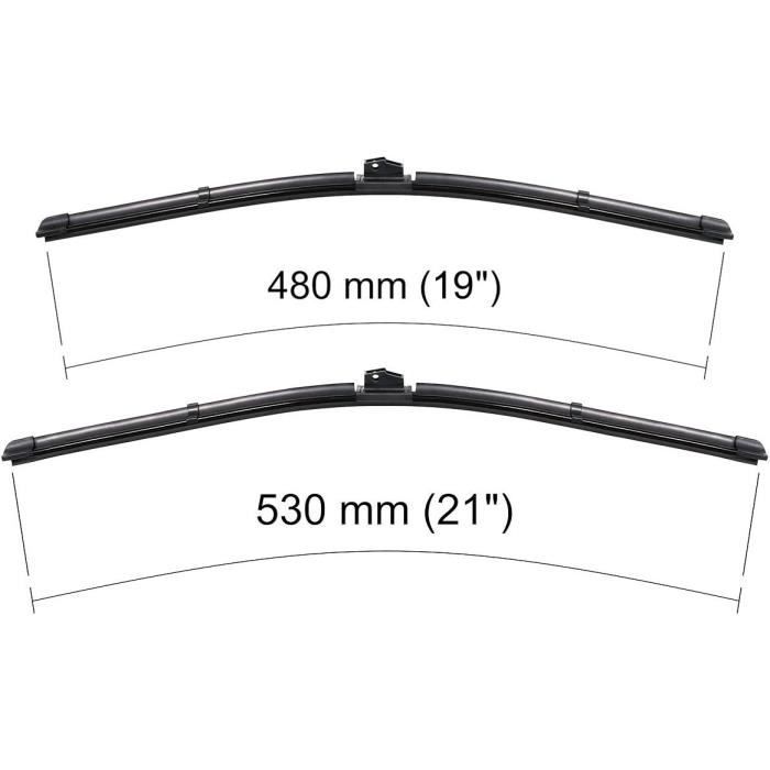 Mossa Balais D'essuie-glace De Pare-brise Adaptés Pour