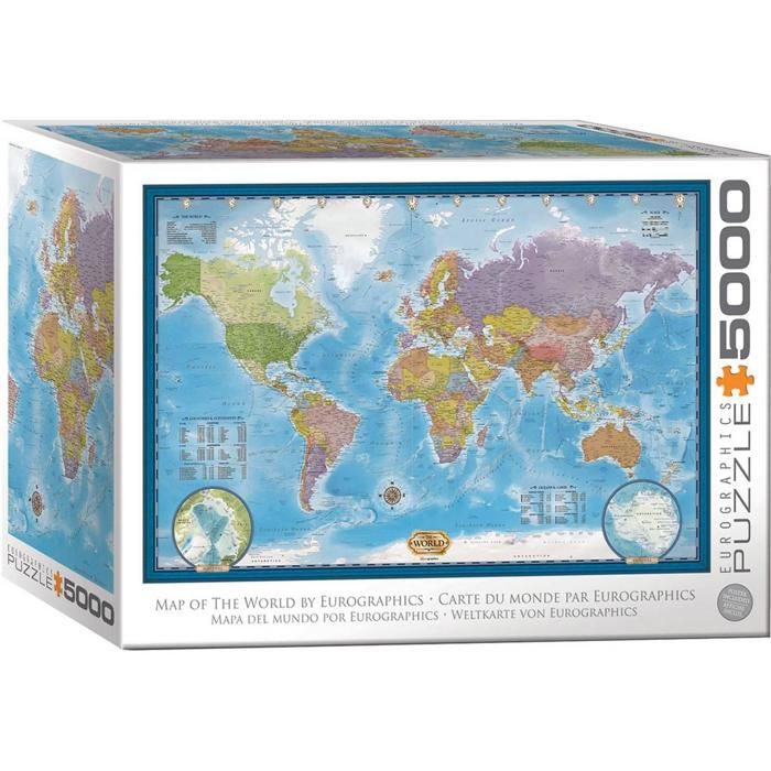 Puzzle 5000 pièces : Carte du Monde - Cdiscount Jeux - Jouets