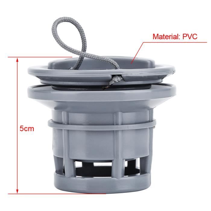 Kit De Valve D'air Pour Bateau Gonflable, Kayak, Canot PVC – Adaptateur Pompe Avec Joint Double