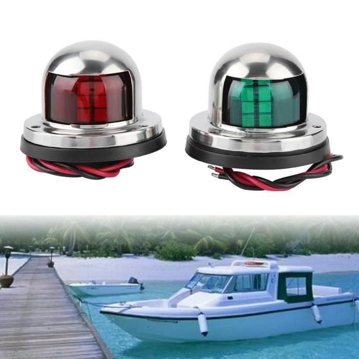 Feu De Signalisation LED 12V/24V – 135° Pour Bateau Jusqu’à 12 M, étanche IP66