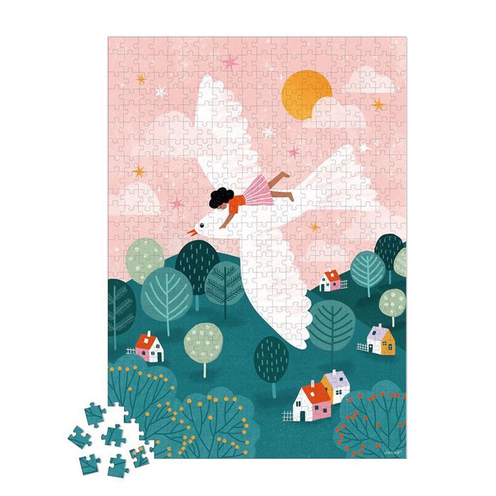 Puzzle 500 Pièces La Nuit Bleue Adapté Adulte Adolescent Enfant Fabrication Européenne et