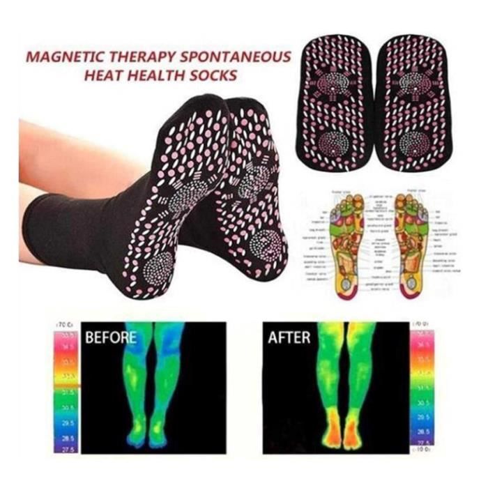 Chaussettes Chauffantes Auto-chauffantes En Tourmaline – Hyperthermiques, Sans Batterie, Pour Hommes Et Femmes, Idéales Hiver, Ski Et Plein Air