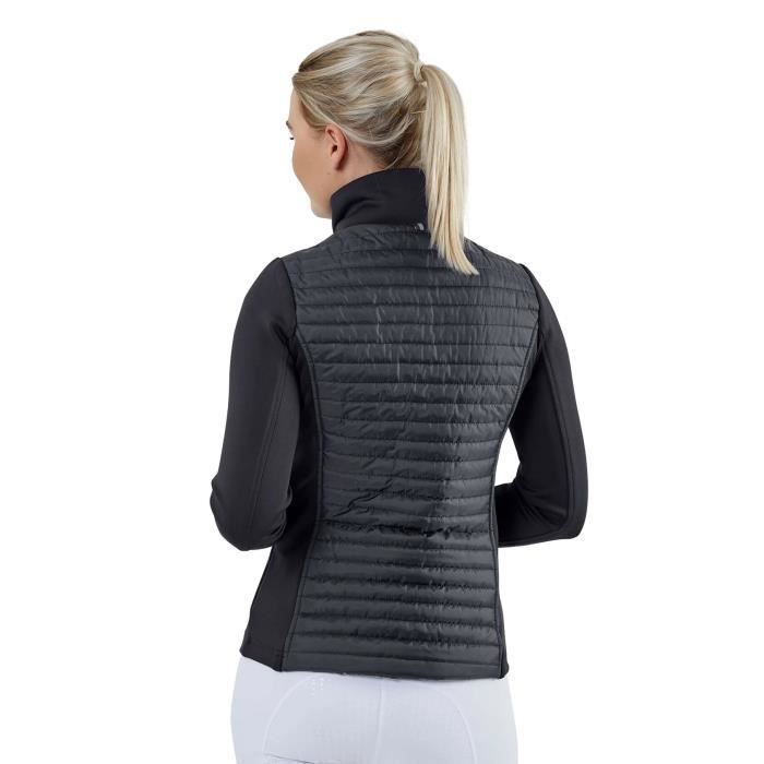 Chemise D'équitation Technique Noel Asmar – Femme, XS, Noir, Zip – Performance