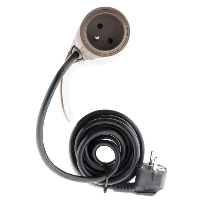 Multiprise Pour Canapé 1 Prise 2P T 16A 2 USB - Blanc - Thomson, Usb Multipris