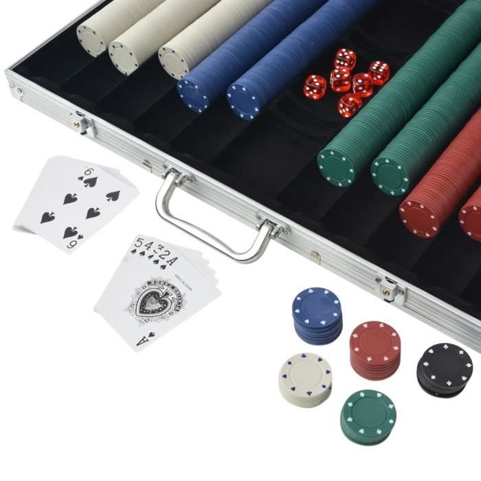 Mode Coffret de poker avec 500 jetons Laser Aluminium Sale730932 Mode Coffret de poker avec 500 jetons Laser Aluminium Sale730932
