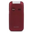 Téléphone portable Doro 2424 Rouge - GSM - Clapet - Appareil photo - Bluetooth - Autonomie 8h - 285h en veille-2