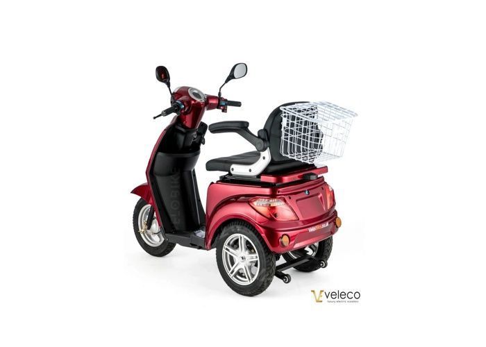 Véhicule De Mobilité électrique VELECO ZT15 - 3 Roues, Autonomie 45-60 Km, éclairage LED, Prêt à L'emploi