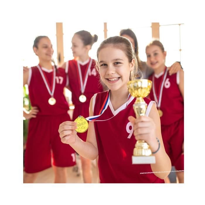Médailles, 24pcs Médailles d'or pour Enfants fête Enfant récompense