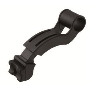 Support clairage avant fixation sur fourche v lo Noir VTT