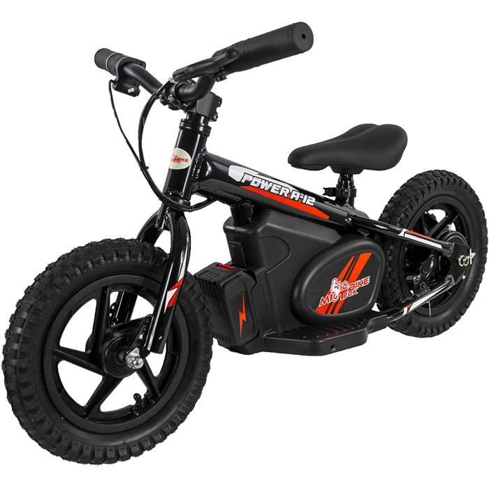 Mioteck Bike Velo electrique sans pedales pour les enfants de 3 a 5 ans NOIR Cdiscount Auto